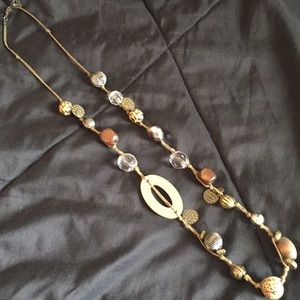 Long beaded necklace